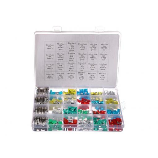 Pojistka nožová SIXTOL Mechanic Fuse Set 215 215ks