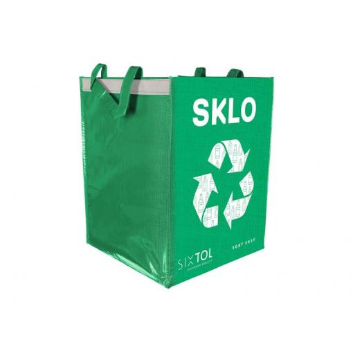 Taška na tříděný odpad SIXTOL Sort Easy Glass 36l