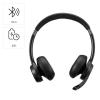 Hama BT700 Headset otevřená (On Ear) Bluetooth® stereo černá headset, regulace hlasitosti Počítače