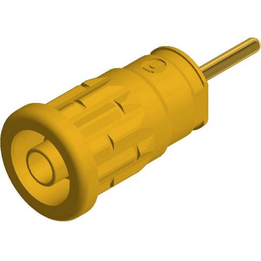 Hirschmann Test & Measurement SEP 2630 S1,9 bezpečnostní laboratorní zásuvka zásuvka, vestavná vertikální Ø pin: 4 mm žlutá 1 ks