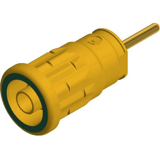 Hirschmann Test & Measurement SEP 2630 S1,9 bezpečnostní laboratorní zásuvka zásuvka, vestavná vertikální Ø pin: 4 mm žlutá, zelená 1 ks