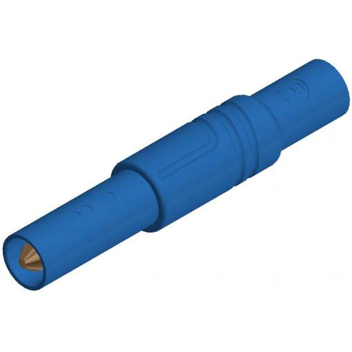 Hirschmann Test & Measurement LAS S G bezpečnostní lamelová zástrčka zástrčka, rovná Ø pin: 4 mm modrá 1 ks