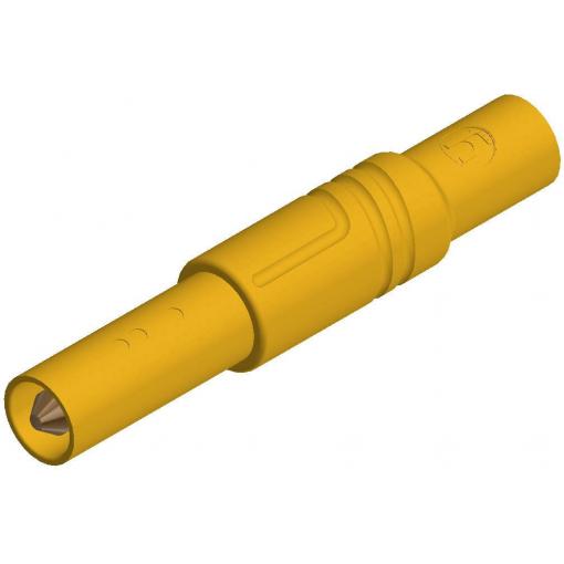 Hirschmann Test & Measurement LAS S G bezpečnostní lamelová zástrčka zástrčka, rovná Ø pin: 4 mm žlutá 1 ks