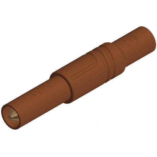 Hirschmann Test & Measurement LAS S G bezpečnostní lamelová zástrčka zástrčka, rovná Ø pin: 4 mm hnědá 1 ks