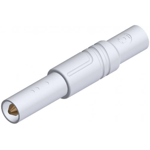 Hirschmann Test & Measurement LAS S G bezpečnostní lamelová zástrčka zástrčka, rovná Ø pin: 4 mm bílá 1 ks