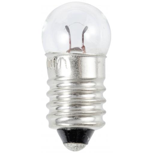 TRU COMPONENTS TC-11937144 kulové světlo 2 W 6 V E10 čirá 1 ks