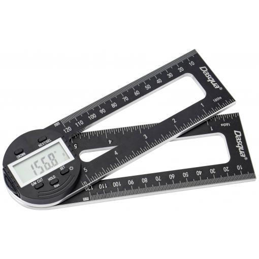 Dasqua 1804-6771 Dasqua 1804-6771 Digitální úhloměr pro pokosové kola 280 mm 360 ° 1 ks 280 mm 360 ° 1 ks