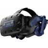 HTC VIVE PRO 2 Full Kit brýle pro virtuální realitu černá (matná), černá/modrá včetně kontroléru, s integrovaným zvukovým systémem