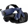 HTC VIVE PRO 2 Full Kit brýle pro virtuální realitu černá (matná), černá/modrá včetně kontroléru, s integrovaným zvukovým systémem