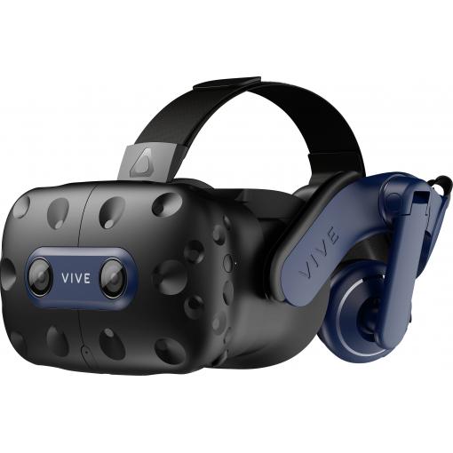 HTC VIVE PRO 2 Full Kit brýle pro virtuální realitu černá (matná), černá/modrá včetně kontroléru, s integrovaným zvukovým systémem