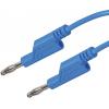 VOLTCRAFT MS5/BL měřicí kabel lamelová zástrčka 4 mm lamelová zástrčka 4 mm 5.00 m modrá 1 ks