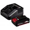 Einhell TC-CD 18/35 Li aku vrtací šroubovák, 18 V, 1.5 Ah Li-Ion vč. nabíječky, vč. 32dílné sady bitů, akumulátor, 2476743+2936796