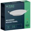 V-TAC VT-61018-RD 7864 LED panel vestavný Energetická třída (EEK2021): F (A - G) 18 W teplá bílá bílá