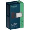 V-TAC VT-80W LED reflektor, solární modul 19 W, neutrální bílá, černá, 7824