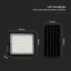 V-TAC VT-80W LED reflektor, solární modul 19 W, neutrální bílá, černá, 7824