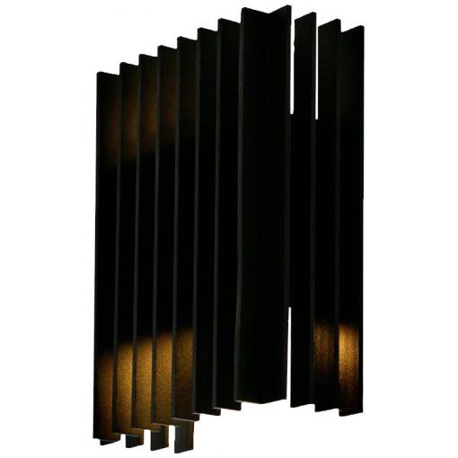 V-TAC VT-1189-B 10559 venkovní nástěnné LED osvětlení Energetická třída (EEK2021): F (A - G) LED LED 12 W Just Black
