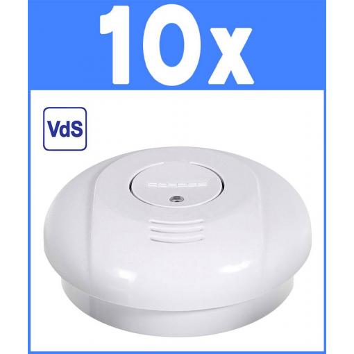 Cordes Haussicherheit CC-5/evo10 detektor kouře 10 ks vč. baterie s životností 10 let na baterii