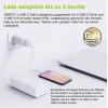 Verico Mojo 65W GaN 3 USB nabíječka, 1x USB A , 2x USB-C®, 65 W, Dodávka energie, bílá