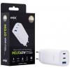 Verico Mojo 65W GaN 3 USB nabíječka, 1x USB A , 2x USB-C®, 65 W, Dodávka energie, bílá
