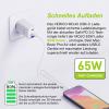 Verico Mojo 65W GaN 3 USB nabíječka, 1x USB A , 2x USB-C®, 65 W, Dodávka energie, bílá