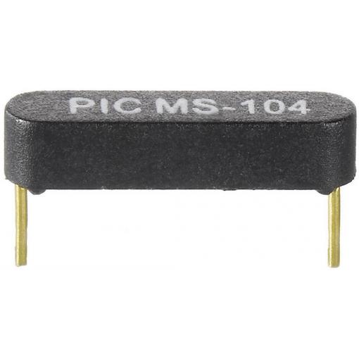 PIC MS-104-3 MS-104-3, jazýčkový kontakt, 1 spínací kontakt, 150 V/DC, 120 V/AC, 0.5 A, 10 W
