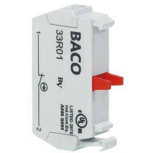 BACO 33R10 spínací kontaktní prvek 1 spínací kontakt bez aretace 600 V 1 ks