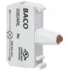 BACO 33RARL LED kontrolka červená 12 V/DC, 24 V/DC 1 ks