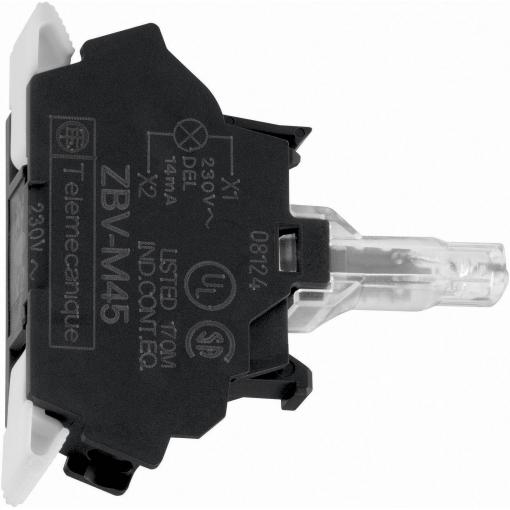 Schneider Electric ZBVB15 LED kontrolka s objímkou lampičky bílá 24 V/DC, 24 V/AC 1 ks Piece