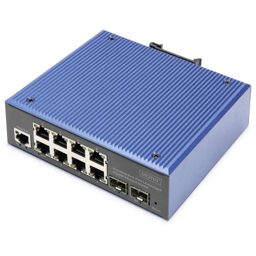 Digitus DN-651156 DN-651156 průmyslový ethernetový switch 8 + 2 porty 10 / 100 / 1000 MBit/s