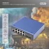 Digitus DN-651157 DN-651157 průmyslový ethernetový switch 8 + 2 porty 1 GBit/s