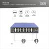 Digitus DN-651159 DN-651159 průmyslový ethernetový switch 16 + 2 porty 1 GBit/s