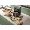 Philips Home HD9285/93 horkovzdušná fritéza 7.2 l ovládání pomoci aplikace, nepřilnavý povlak, bez BPA černá, stříbrná