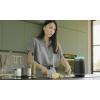 Philips Home HD9285/93 horkovzdušná fritéza 7.2 l ovládání pomoci aplikace, nepřilnavý povlak, bez BPA černá, stříbrná