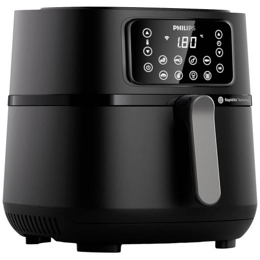 Philips Home HD9285/93 horkovzdušná fritéza 7.2 l ovládání pomoci aplikace, nepřilnavý povlak, bez BPA černá, stříbrná
