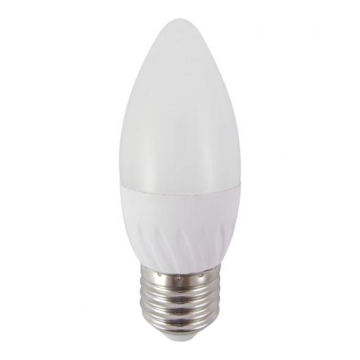 LED žárovka Trixline 6 W, E27, C35, neutrální bílá 4200 K