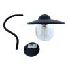 Solární venkovní lampa HOME decor LED HD 300, IP44, černá