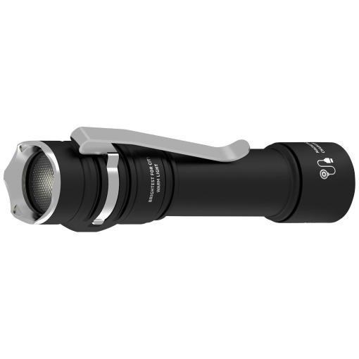 ArmyTek Prime C2 Pro Magnet USB Warm LED kapesní svítilna, s klipem na opasek, s brašnou, napájeno akumulátorem, 2230 lm, 118 g