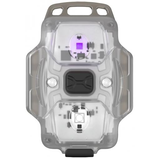 ArmyTek Crystal WUV Grey LED kapesní svítilna, poutko na ruku, s USB rozhraním, napájeno akumulátorem, 150 lm, 34 g