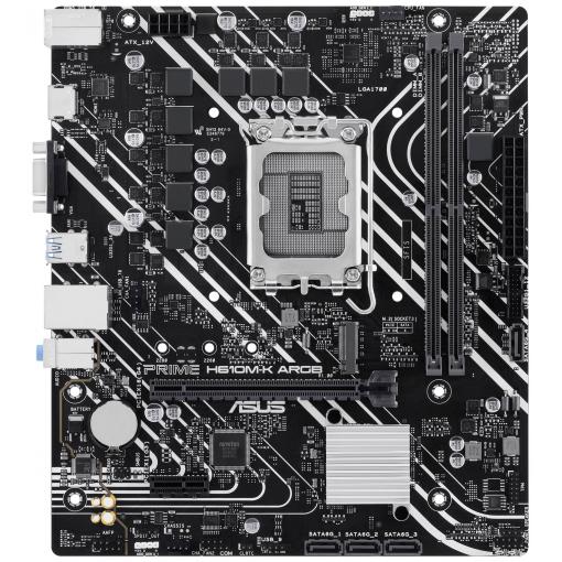 Asus PRIME H610M-K ARGB Základní deska Socket (PC) Intel® 1700 Tvarový faktor Micro-ATX Čipová sada základní desky Intel® H610