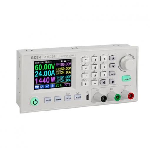 Laboratorní zdroj Riden RD6024, 0–60 V / 0–24 A, 1440 W