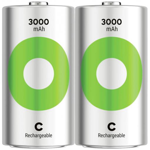 GP ReCyko akumulátor malé mono C Ni-MH 3000 mAh 1.2 V 2 ks