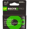 GP ReCyko Pro akumulátor AA, Ni-MH, 2000 mAh, 1.2 V, 4 ks
