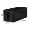 Hama kabelový box plast černá (d x š x v) 15.6 x 4 x 13.5 cm 1 ks 00221012