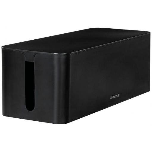 Hama kabelový box plast černá (d x š x v) 15.6 x 4 x 13.5 cm 1 ks 00221012
