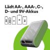 GP B631 Universell nabíječka akumulátorů NiMH 9 V, AAA, AA, malé mono, velké mono