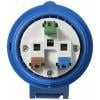 Sygonix SY-5873146 CEE-CARA zásuvka, 32 A, 3pólový, 230 V/AC, 1 ks
