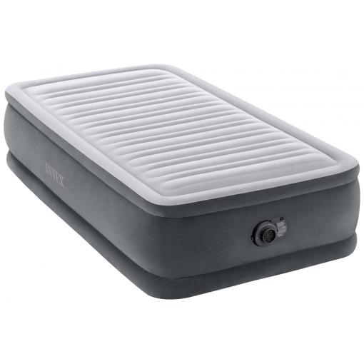 Intex 64412ND TWIN COMFORT-PLUSH AIRBED Nafukovací postel (d x š x v) 191 x 99 x 46 cm šedá