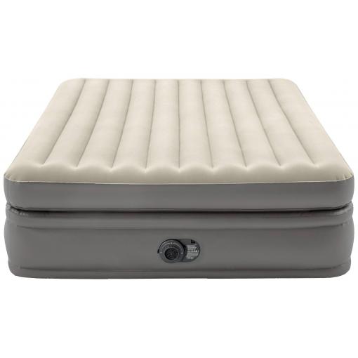 Intex 64164ND QUEEN COMFORT ELEVATED AIRBED Nafukovací postel (d x š x v) 203 x 152 x 51 cm béžová, hnědá