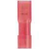 TRU COMPONENTS TC-11599324 faston zásuvka Šířka zástrčky: 2.8 mm Tloušťka konektoru: 0.8 mm 180 ° plná izolace červená 1 ks
