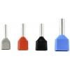 TRU COMPONENTS TC-11599332 sada dutinek 0.75 mm², 1 mm², 1.5 mm², 2.5 mm² částečná izolace šedá, červená, černá, modrá 200 ks